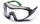 Ochelari protectie Clear Plus, rama gunmetal verde, tratament AS/AF, Univet